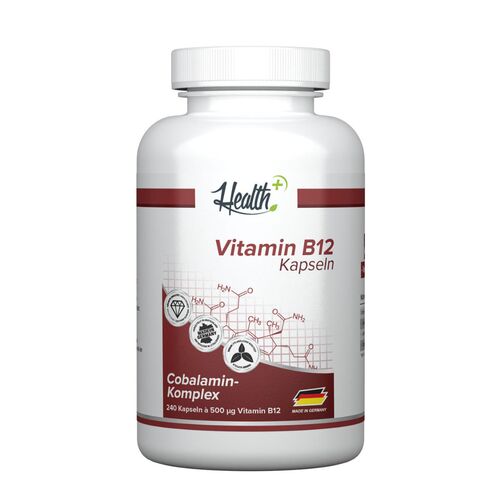 Health+ Vitamin B12 - 240 Kapseln