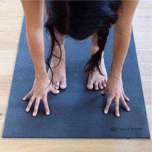 Halfmoon Deluxe Studio Mat Yogamatte Fossil Grey