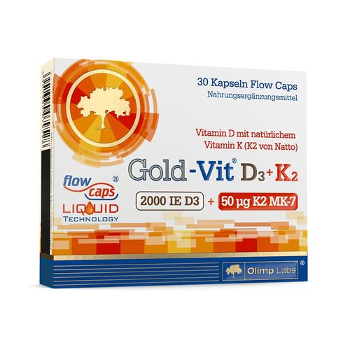 Olimp Gold-Vit D3+K2 2000 - 30 Kapseln