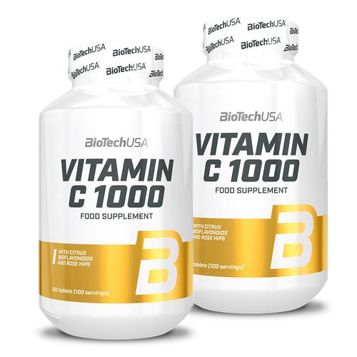 Biotech USA Vitamin C 1000 - 100 Tabletten 2er Set