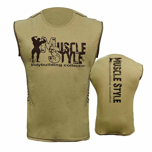 MuscleStyle Tank Top Sand M