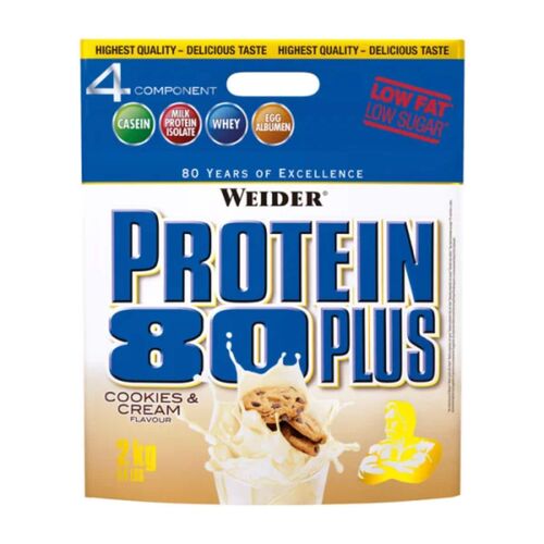 MHD 09/2024 Weider Protein 80 Plus 2000g Waldfrucht-Joghurt