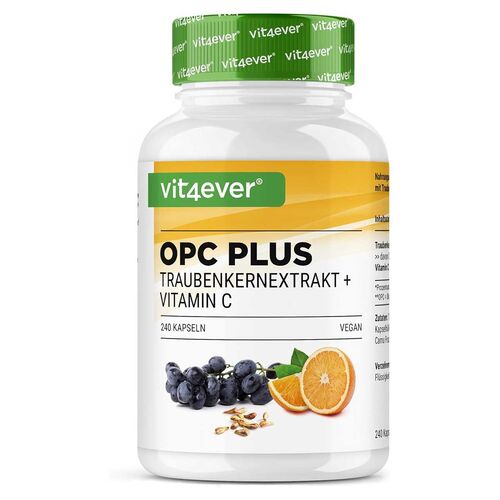 Vit4ever OPC + Vitamin C 240 Kapseln