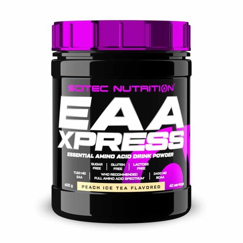 MHD 01/2025 Scitec Nutrition EAA Xpress 400g Pfirsich Ice Tea