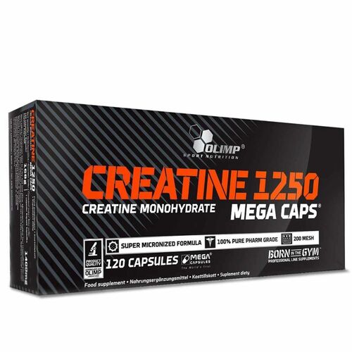 MHD 02/2025 Olimp Creatine 1250 Mega Caps - 120 Kapseln