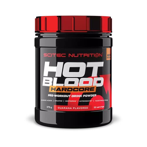 MHD 03/2025 Scitec Nutrition Hot Blood Hardcore 375g Pink Lemonade