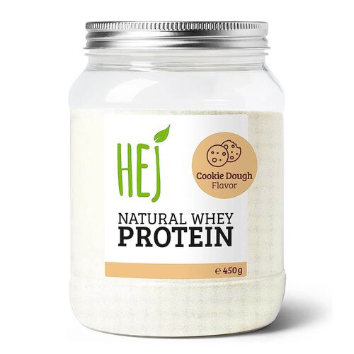 MHD 03/2025 HEJ Natural Whey Protein 450g Cookie Dough